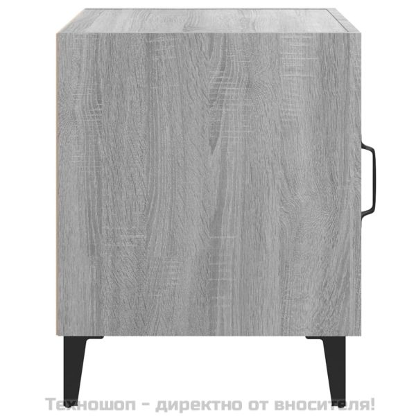 Нощни шкафчета, 2 бр, сив сонома, инженерно дърво