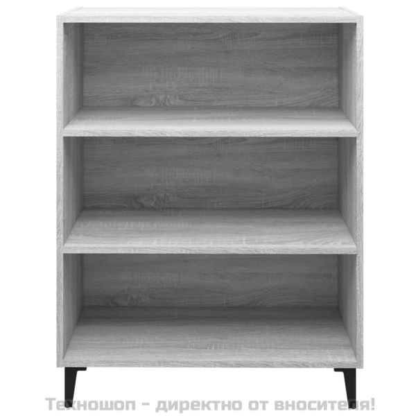Сайдборд, Сив сонома, 69,5x32,5x90 см, инженерно дърво