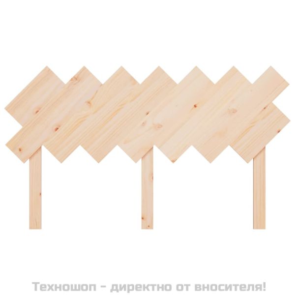 Горна табла за легло, 151,5x3x81 см, бор масив