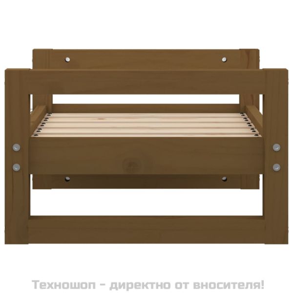 Кучешко легло, меденокафяво, 55,5x45,5x28 см, бор масив