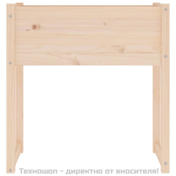 Плантер, 78x40x81 см, борово дърво масив