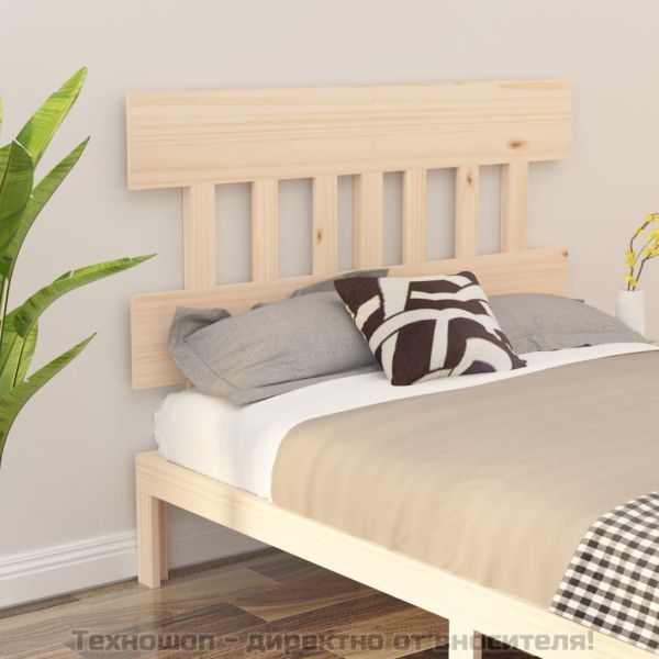 Горна табла за легло,183,5x3x81 см, бор масив