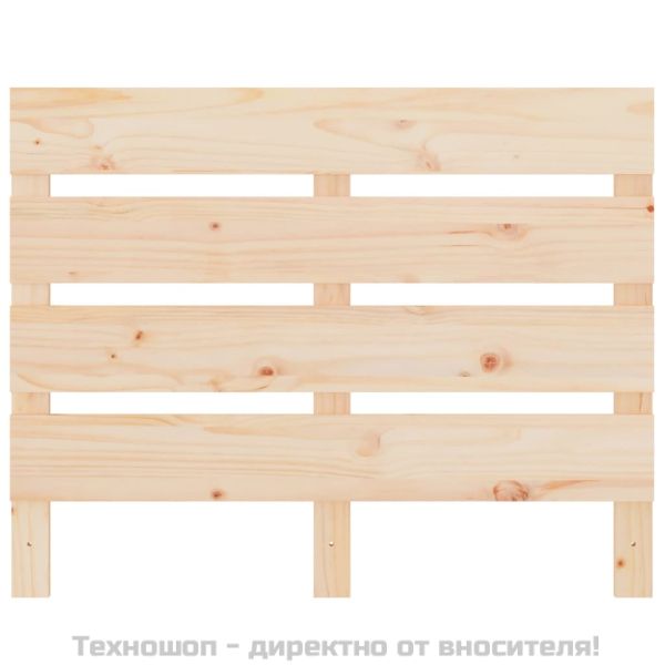 Табла за спалня, 75x3x80 см, борово дърво масив