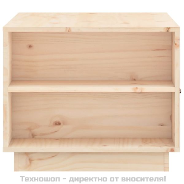 Кафе маса, 100x50x41 см, борово дърво масив