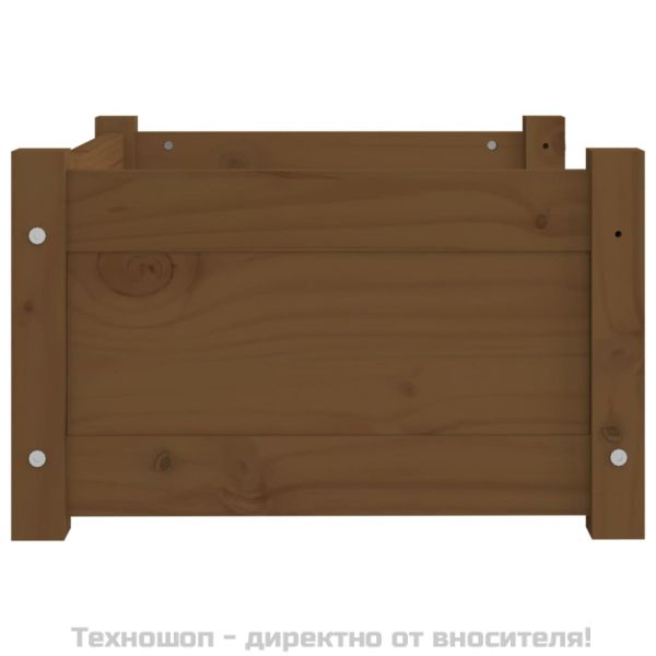 Кучешко легло, меденокафяво, 55,5x45,5x28 см, бор масив