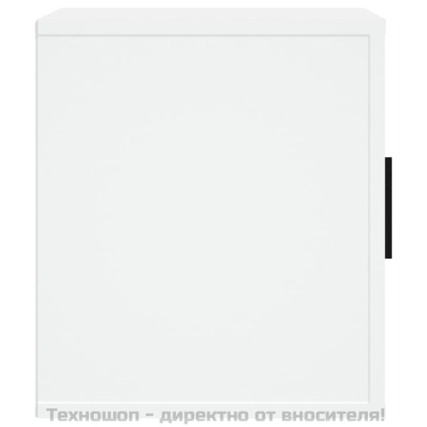 ТB шкаф, бял, 100x35x40 см, инженерно дърво