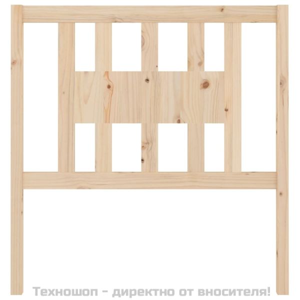 Табла за спалня, 96x4x100 см, бор масив