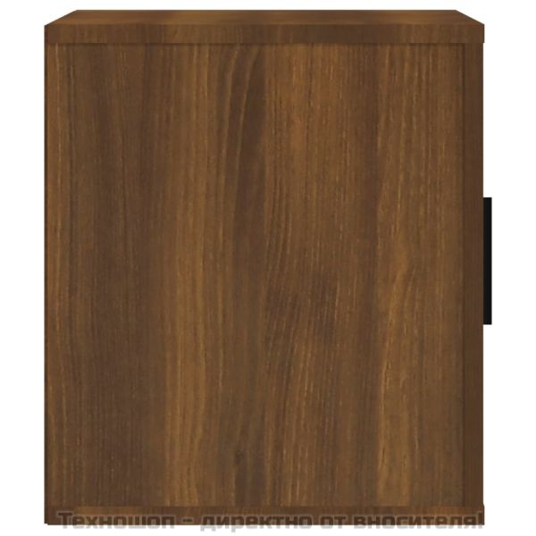 ТВ шкаф, кафяв дъб, 100x35x40 см, инженерно дърво