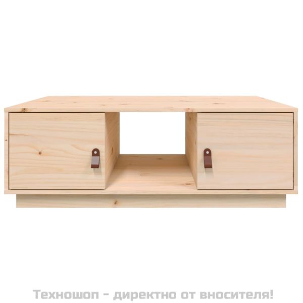 Кафе маса, 100x50x35 см, борово дърво масив