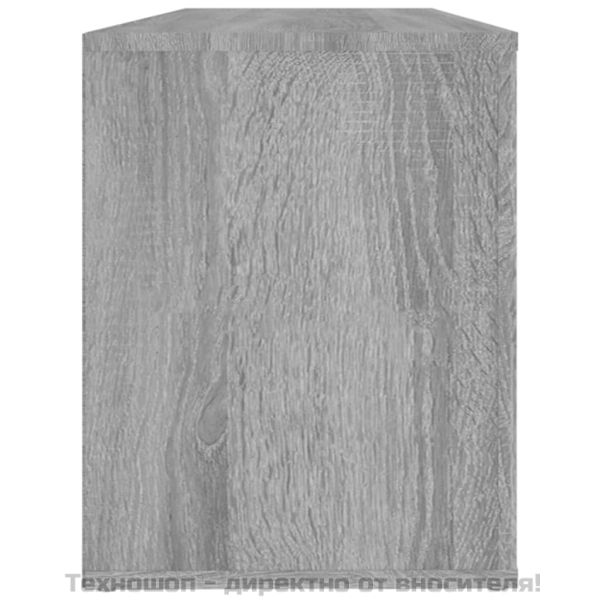 Шкаф за обувки, сив сонома, 100x35x45 см, инженерно дърво