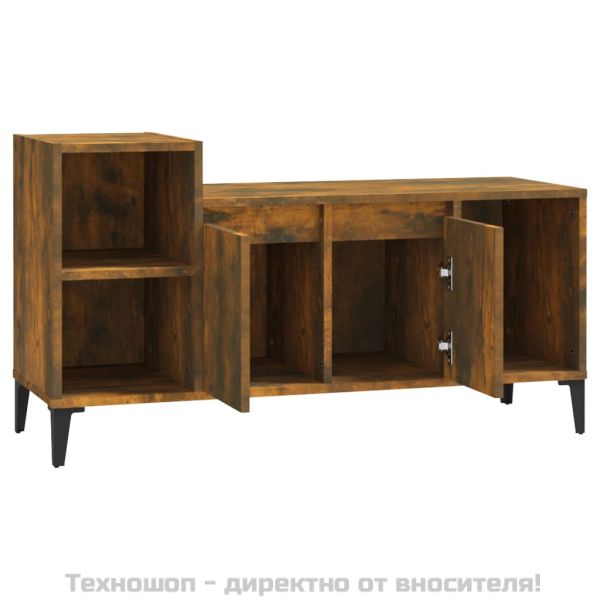 ТB шкаф, опушен дъб, 100x35x55 см, инженерно дърво