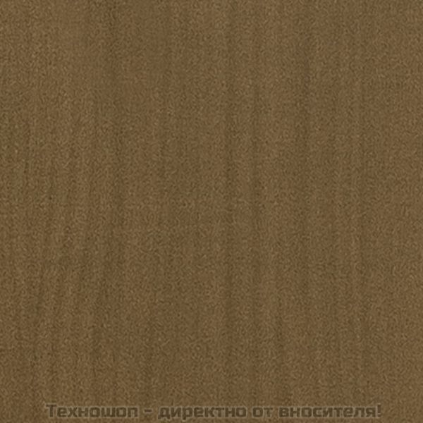 Рамка за легло без матрак, меденокафяв 200x200 см масивно дърво