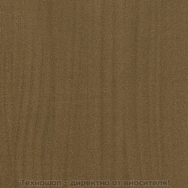 Библиотека/разделител за стая, меденокафява, 40x30x135,5см, бор