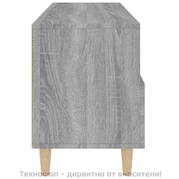ТВ шкаф, сив сонома, 80x36x50 см, инженерно дърво