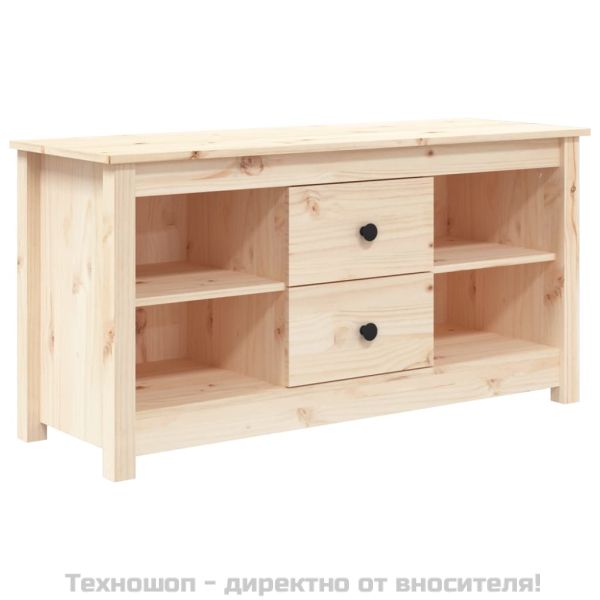 ТВ шкаф, 103x36,5x52 см, бор масив