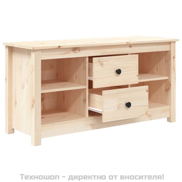 ТВ шкаф, 103x36,5x52 см, бор масив