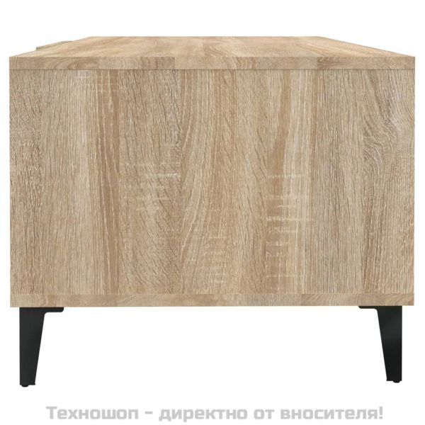 Кафе маса, дъб сонома, 102x50x40 см, инженерно дърво
