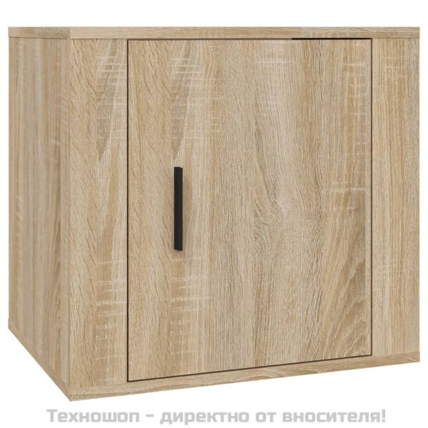 Нощни шкафчета, 2 бр, дъб сонома, 50x39x47 см