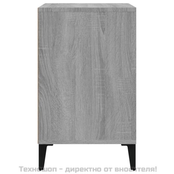 Шкаф за обувки, сив сонома, 102x36x60 см, инженерно дърво
