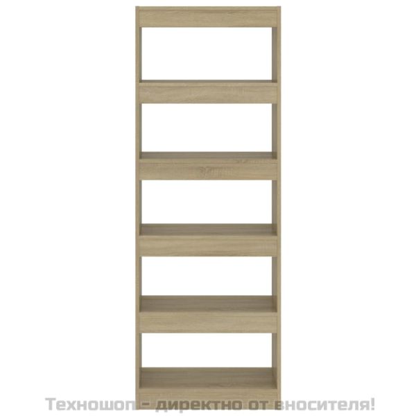 Разделител за стая, дъб сонома, 60x30x166 см, инженерно дърво