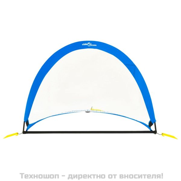 Детски футболни врати с чанта за съхранение 119x82x84,5 см