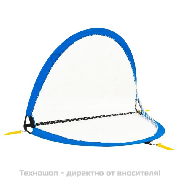 Детски футболни врати с чанта за съхранение 119x82x84,5 см