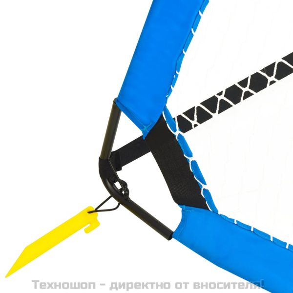 Детски футболни врати с чанта за съхранение 119x82x84,5 см