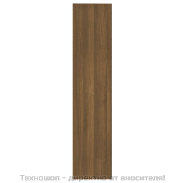 Библиотека/разделител, кафяв дъб, 60x30x135 см, инженерно дърво