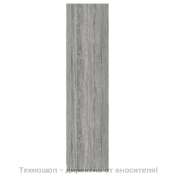 Гардероб с чекмеджета сив сонома 50x50x200 см инженерно дърво