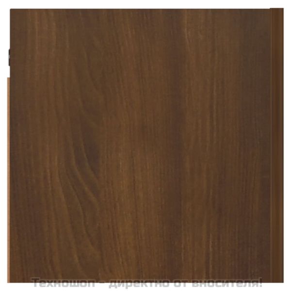 Стенни ТВ шкафове, 2 бр, кафяв дъб, 30,5x30x30 см