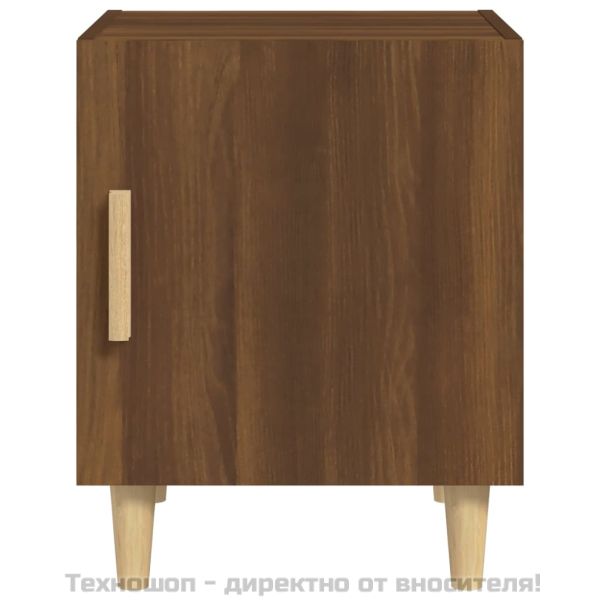 Нощни шкафчета, 2 бр, Кафяв дъб, инженерно дърво