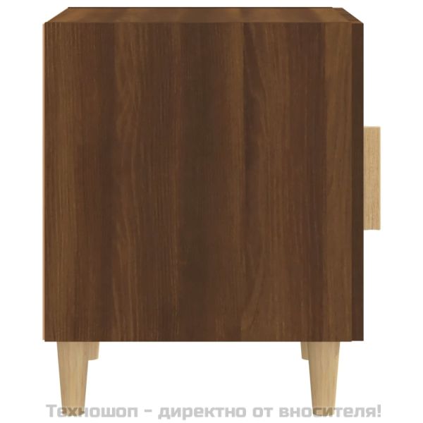Нощни шкафчета, 2 бр, Кафяв дъб, инженерно дърво