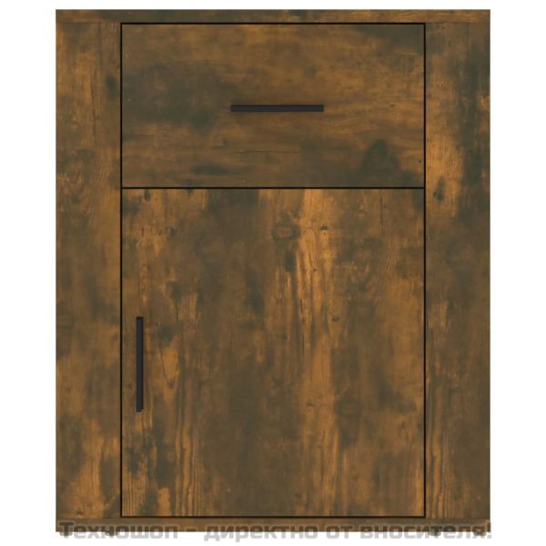 Нощно шкафче, Опушен дъб, 50x36x60 см, инженерно дърво