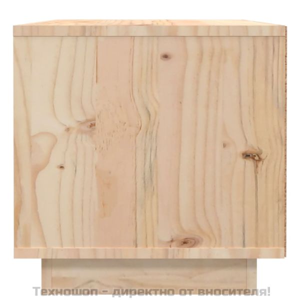 Нощни шкафчета, 2 бр, 40x34x35 см, борово дърво масив