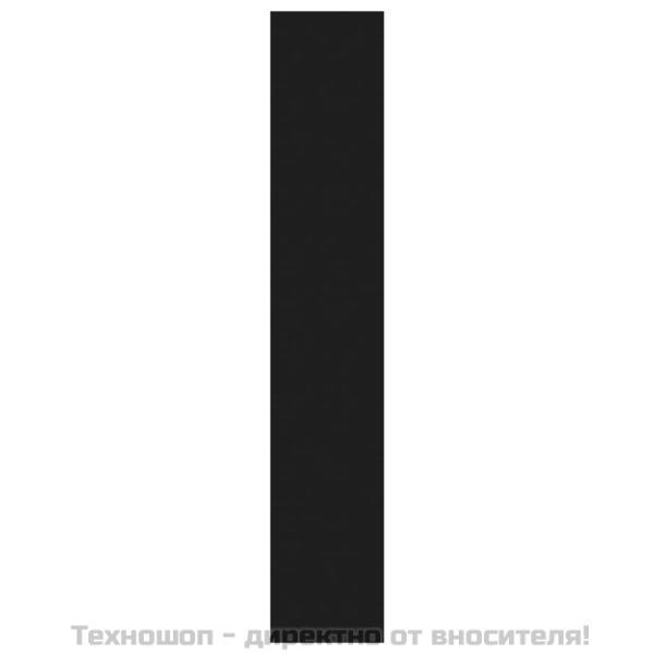 Шкаф/разделител за стая, черен, 80x30x166 см, инженерно дърво