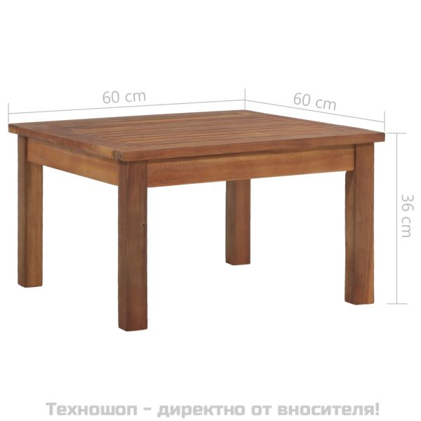 Градински комплект с възглавници, 4 части, кафяв полиратан