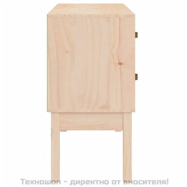 Конзолна маса, 90x40x78 см, борово дърво масив