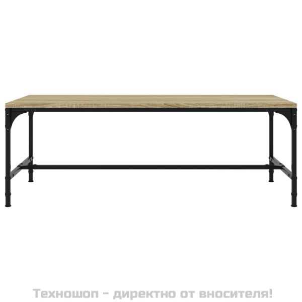 Кафе маса, дъб сонома, 100x50x35 см, инженерно дърво