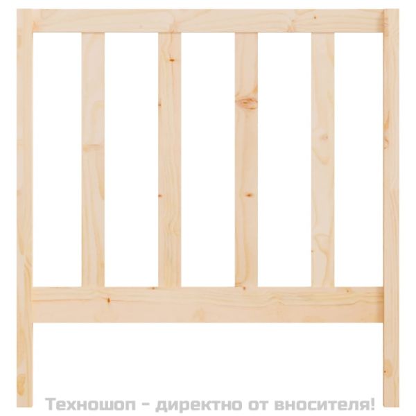 Горна табла за легло, 95x4x100 см, бор масив
