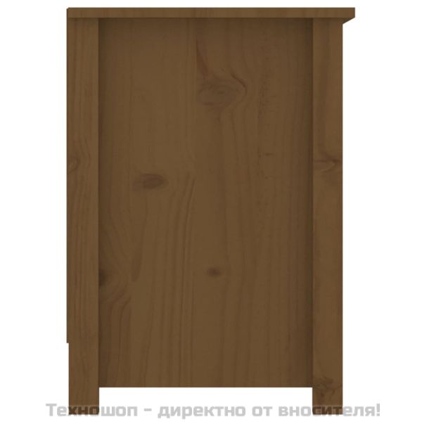 ТВ шкаф, меденокафяв, 103x36,5x52 см, бор масив