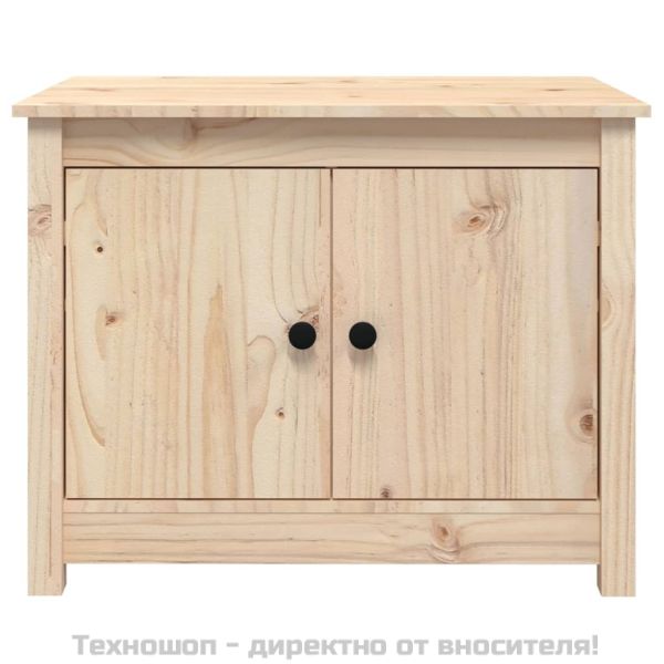 Кафе маса, 71x49x55 см, борово дърво масив