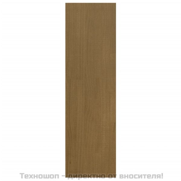 Библиотека/разделител за стая, меденокафява, 40x30x103,5см, бор