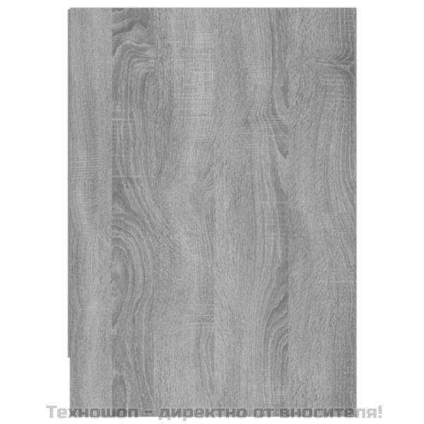 ТB шкаф, сив сонома, 146,5x35x50 см, инженерно дърво