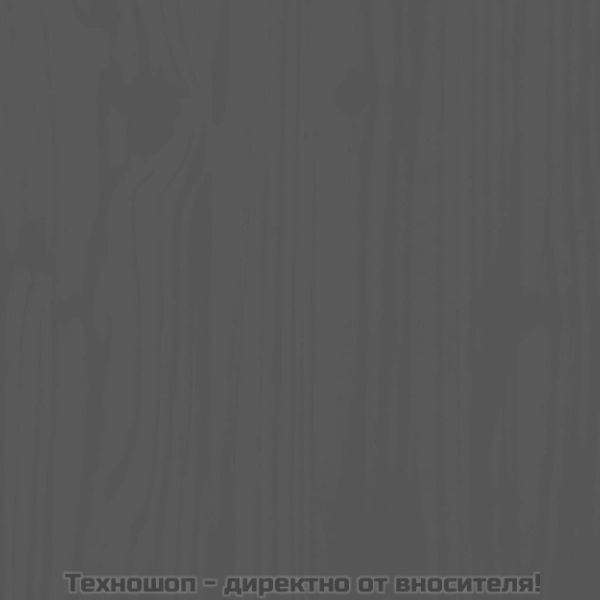 Бюро, сиво, 110x50x75 см, борово дърво масив