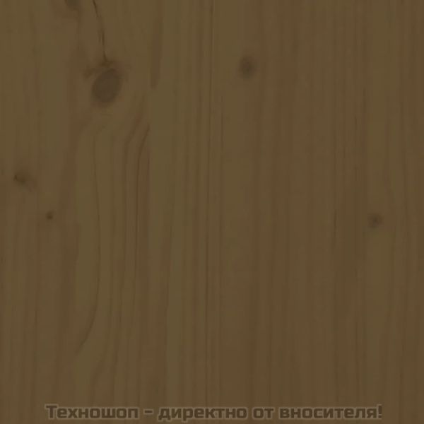 Бюро, меденокафяво, 110x50x75 см, борово дърво масив