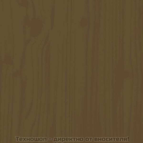 Кафе маса, меденокафява, 80x55x40,5 см, борово дърво масив