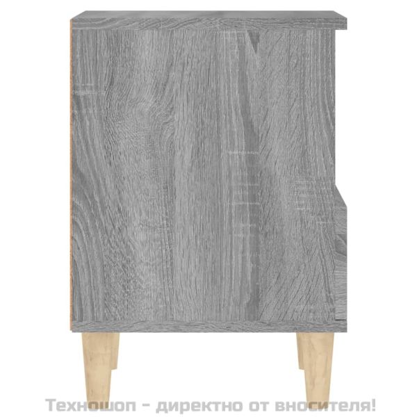 Нощно шкафче, сив сонома, 40x35x50 см
