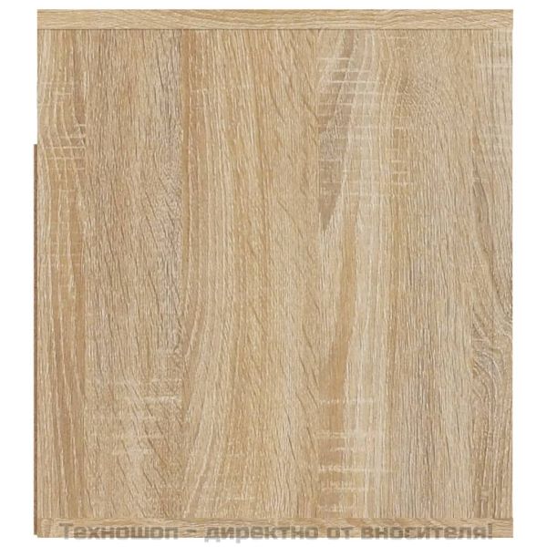 Нощно шкафче за стенен монтаж, сонома дъб, 50x36x40 см