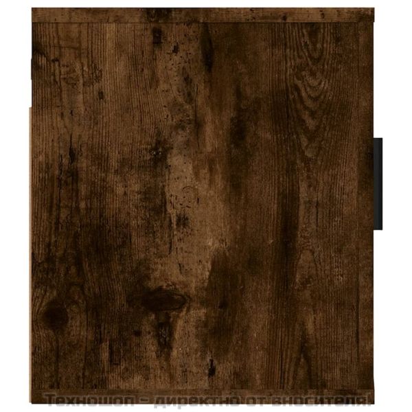 ТВ шкафове със стенен монтаж, 2 бр, опушен дъб, 40x34,5x40 см