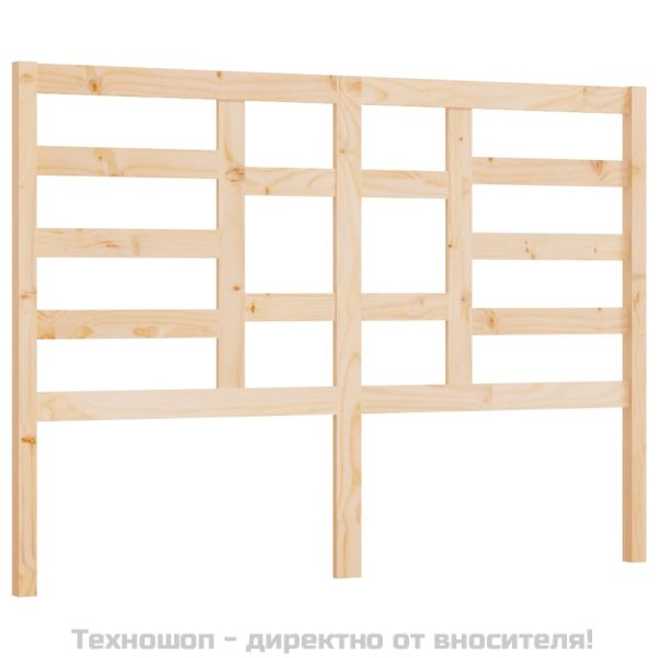 Горна табла за легло, 166x4x104 см, бор масив
